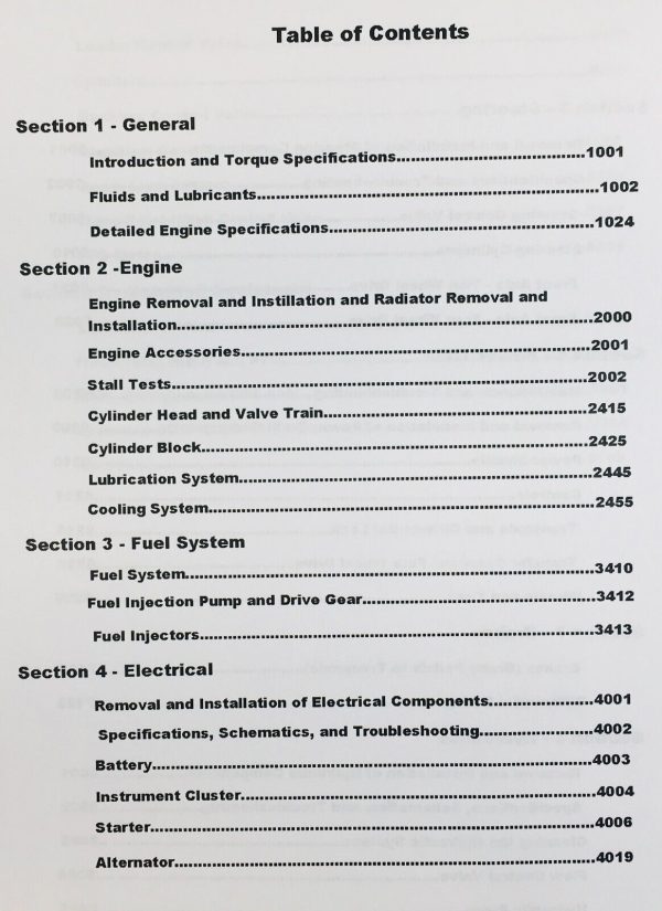 Case 480F Tractor Loader Backhoe Service Manual Parts Catalog Operators Set Book - Image 4