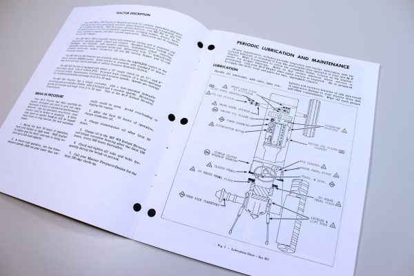 Massey Ferguson Mf 302 304 Gas Diesel Tractor Owners Operators Manual - Image 3