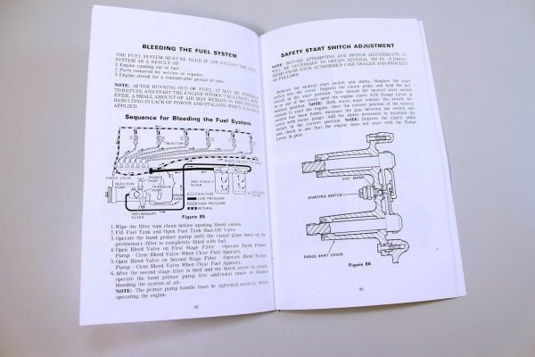 Case 1270 Tractor Operators Owners Manual Turbo Diesel Lubrication Maintenance - Image 9