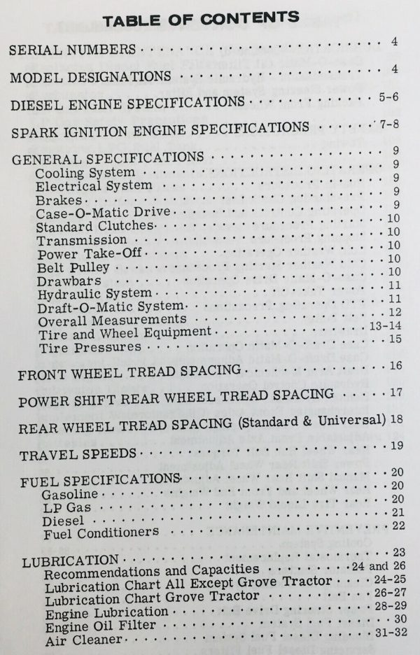 Case 841 842 843 Tractor Operators Owners Manual Book S/N 822900-Up - Image 2