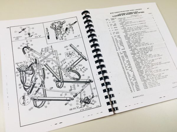 J I Case Model 32 & 32S Backhoe & 32 Loader 530Ck Tractor Parts Catalog Manual - Image 5