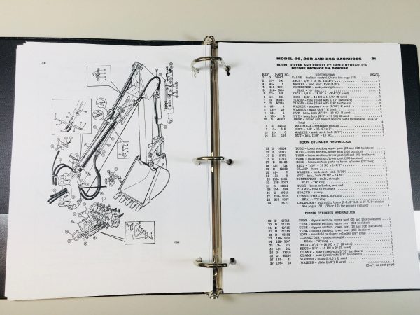 Case 26 26B 26S Backhoe 450 Crawler 188 Diesel Engine Service Parts Manual Set - Image 12