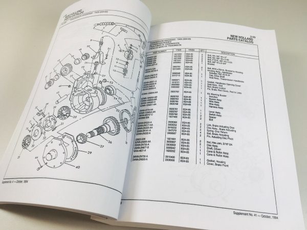 Ford 8530 8630 8730 8830 Tractor Parts Operators Manual Owners Set Book Catalog - Image 8