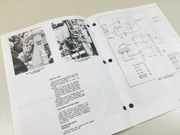 Massey Ferguson Mf 32 34 Loader Assembly Predilivery Instructions Owners Manual - Image 4