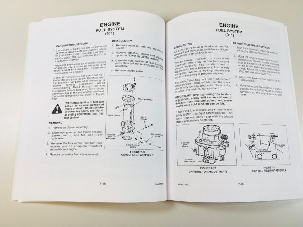 Mustang 910 911 Skid Steer Service Repair Manual Technical Shop Book - Image 7