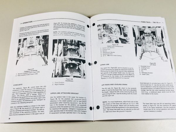 Ford Tw5 Tw15 Tractor Operators Owners Manual Se4050 1983-1984 - Image 3