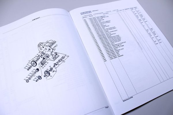 Kubota L175 Tractor Parts Assembly Manual Catalog Exploded Views Numbers - Image 2