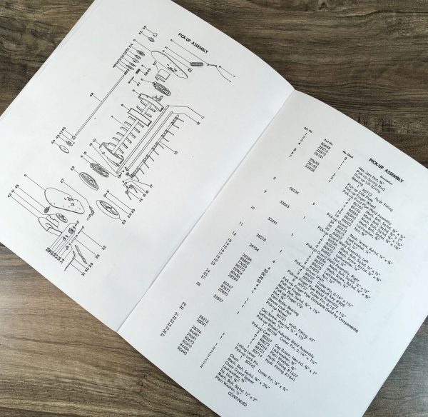 New Holland 66 Baler Parts Manual Catalog Book Assembly Schematic Exploded View - Image 5