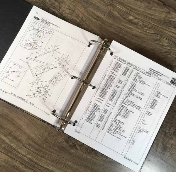 Ford 231 420 515 531 532 535 Tractor Service Parts Operators Manual Owners Set - Image 9