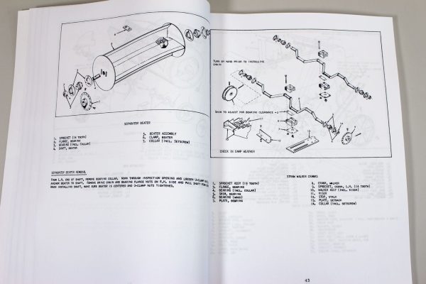 Allis Chalmers C C2 Cii Combines Diesel Service Shop Repair Manual - Image 6