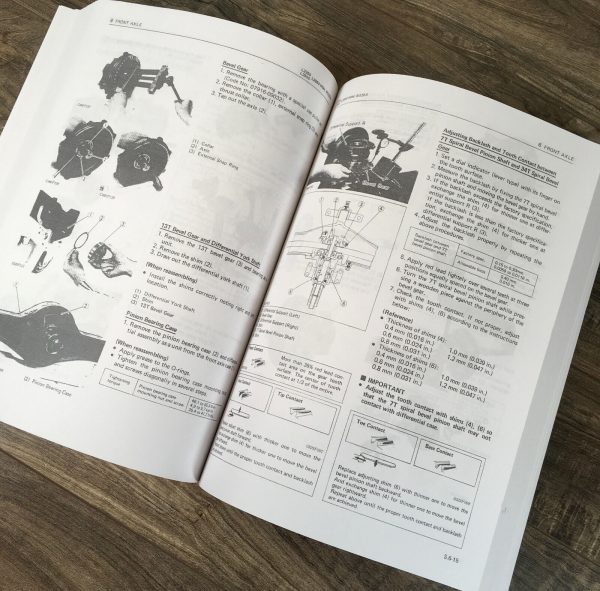 Kubota L2850Gst L3250 Tractor Service Manual Repair Shop Technical Book Workshop - Image 12