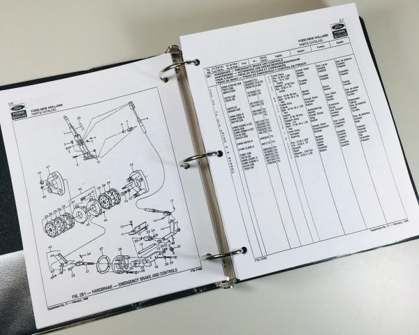 Ford 555B Tractor Loader Backhoe Service Parts Operators Manual Owners Shop Set - Image 10