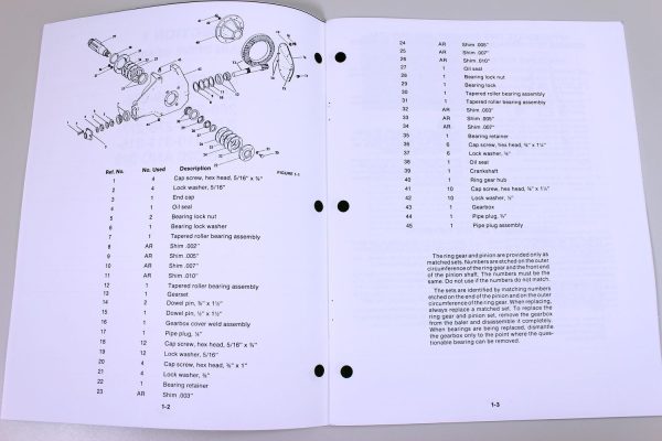 Sperry New Holland Square Balers Gearbox Service Repair Shop Manual Rectangular - Image 3