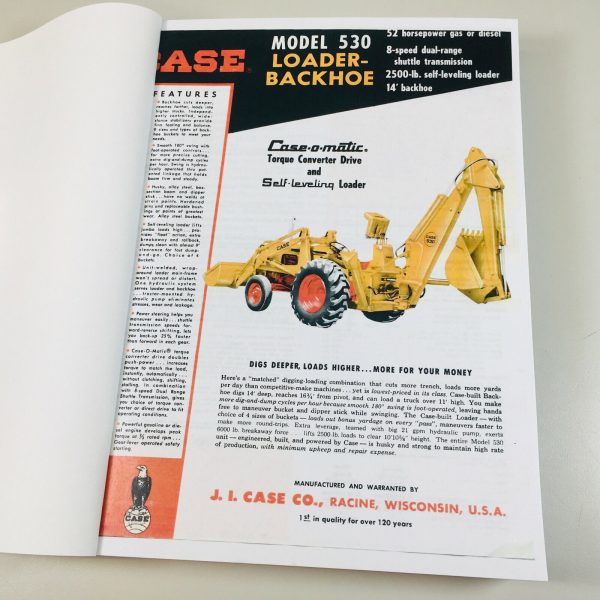 Case 530Ck Tractor Loader Backhoe Service Parts Operators Manual Catalog Oh Set - Image 6