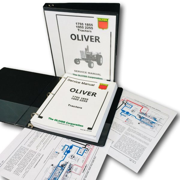 Oliver 1755 1855 1955 2255 Tractor Service Manual Repair Shop Technical Workshop