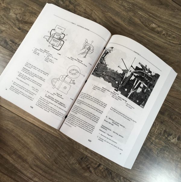 Ford 1320 1520 1720 Tractor Service Parts Manual Repair Shop Set Workshop Book - Image 4