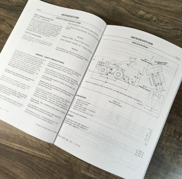 International H-100C Pay Loader Service 2 Manual Set Repair Shop Cummins Nt855C - Image 7