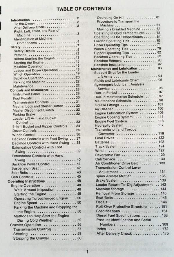 Case 850D 855D Crawler Tractor Manual Parts Catalog Operators Owners Set Book - Image 3