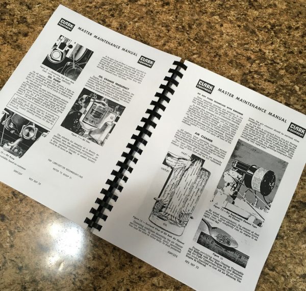 Clark C500-Y25 C500-25 Forklift Service Repair Manual Shop Book Mpn# Oh-367 - Image 3