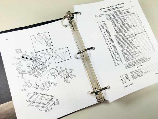 Case 850 Crawler Dozer Loader Service Manual Set Parts Catalog S/N After 7073469 - Image 5