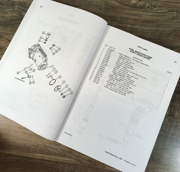 Case W30 Articulated Wheel Loader Parts Catalog Operators Manual Owners Set - Image 4