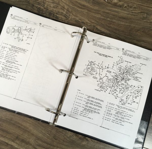 Farmall International 504 Gas Tractor Service Parts Operators 4 Manual Set C-153 - Image 12