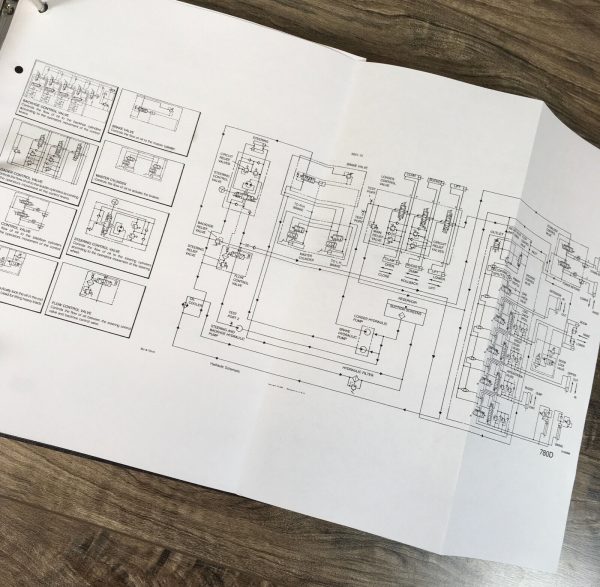 Case 780D Construction King Backhoe Loader Service Manual Parts Catalog Set - Image 10