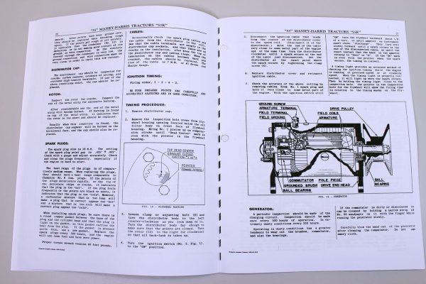 Massey Harris 55 55K Tractor Service Manual Repair Shop Workshop Ferguson - Image 3