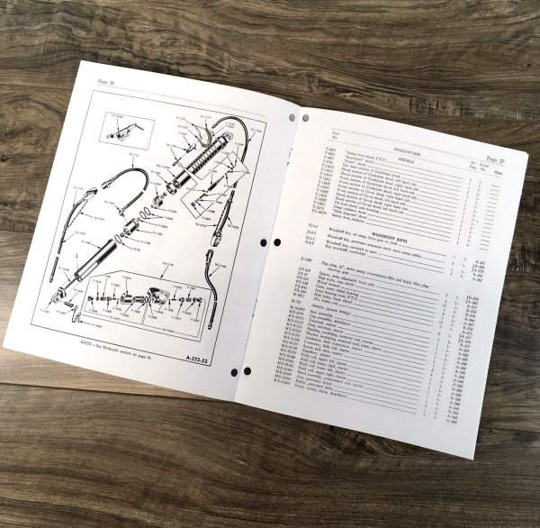 Cockshutt 20 Tractor Service Parts Manual Set Repair Workshop Shop Catalog - Image 9