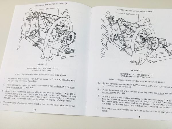 Oliver 356 Mower Operators Instructioins Manual 44, Super 44, 440 Tractor - Image 6