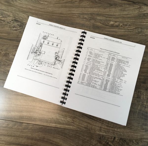 McCormick Deering Farmall F-20 Tractor Service Parts Operators Manual Set Repair - Image 9