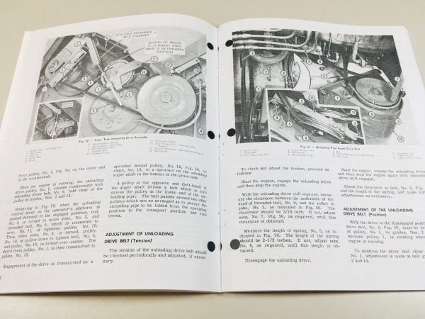 Massey Ferguson Mf 205 Sp Combine Operators Owners Manual Maintenance - Image 5