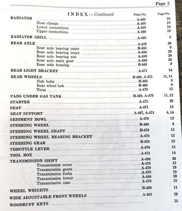 Co-op E5 Tractor Parts Manual Catalog Book Assembly Schematics Exploded Views - Image 4