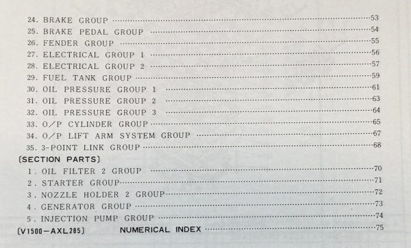 Kubota L285 Tractor Manual Set Parts Catalog Operators Owners Book Assembly - Image 4