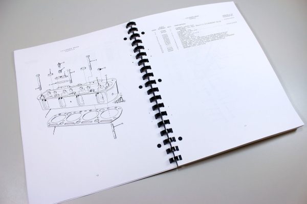 Allis Chalmers 170 Tractor Parts Catalog Manual Exploded Views - Image 2