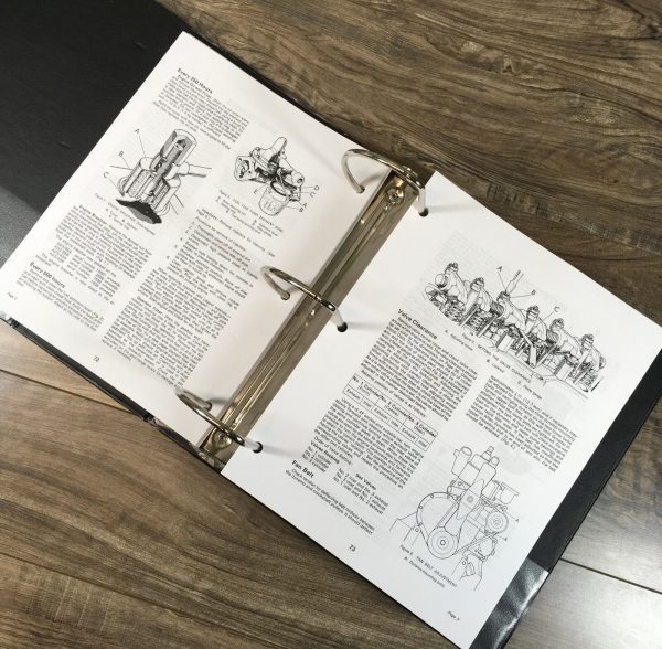 Case 990 995 996 4 Cylinder Diesel Tractors Service Manual Technical Shop Binder - Image 4