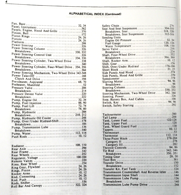 White 2-105 Tractor Parts Manual Catalog Book Assembly Schematics Exploded Views - Image 4