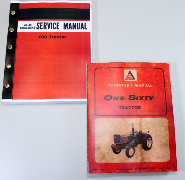 Allis Chalmers 160 Tractor Service Operators Manuals Technical Shop Repair Owner