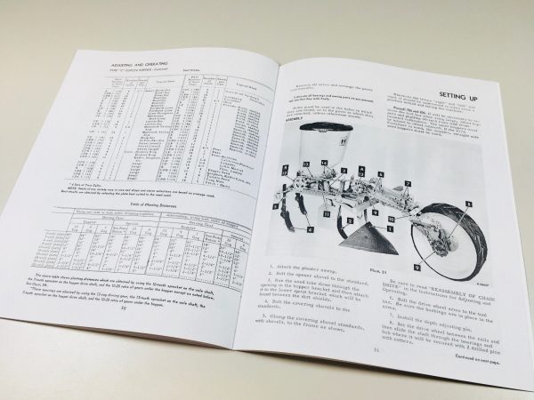 International 187 Planter Unit Operators Owners Manual Settings Rates Charts - Image 5