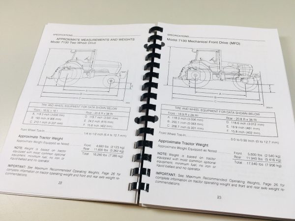 Case Ih Magnum 7130 7140 Tractor Operators Owners Manual Maintenance Book - Image 5