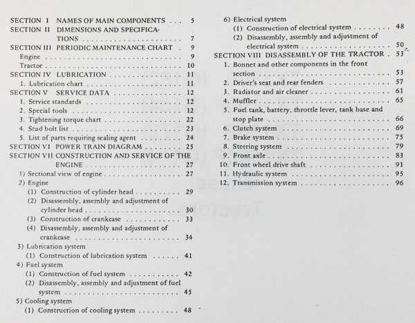 Bolens G152 G154 G172 G174 Tractor Service Repair Shop Manual Iseki Diesel Eng - Image 2