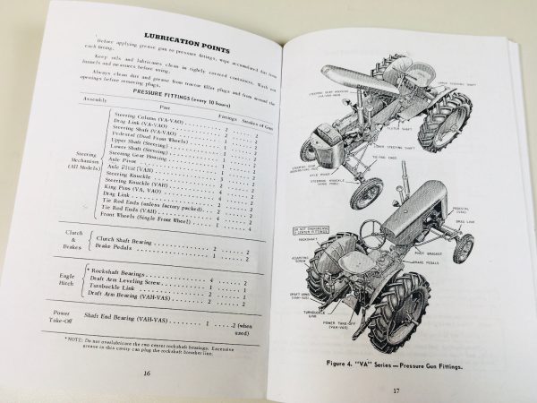 J I Case Va Tractors Vac Vao Vas Vah Operators Owners Manuals Maintenance Book - Image 5