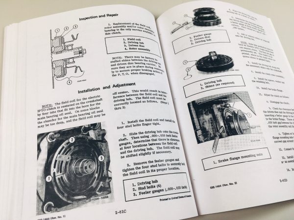 Ih Cub Cadet 86 108 109 128 Garden Tractor Service Kohler Engine Manual Set - Image 10