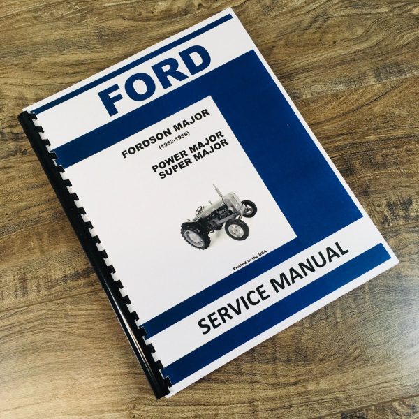 Fordson Power Major Super Major Tractor Service Supplement Manual Shop Book