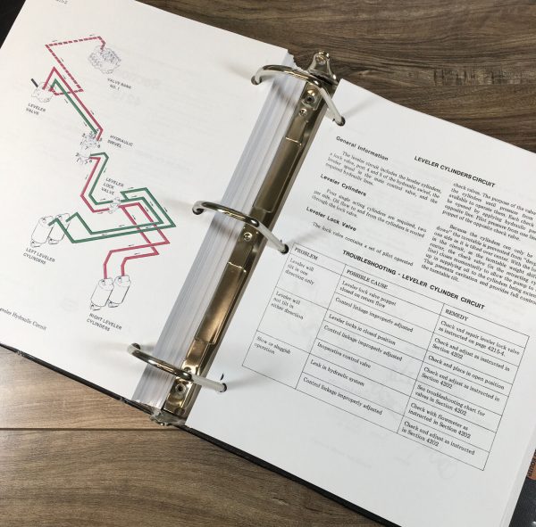 Case 980B Crawler Excavator Service Manual Parts Catalog Set S/N 6203751-After - Image 6