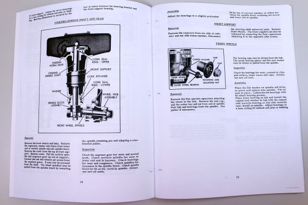 Set Allis Chalmers Wc Wf Tractor Service Repair Manual Parts Catalog Technical - Image 9