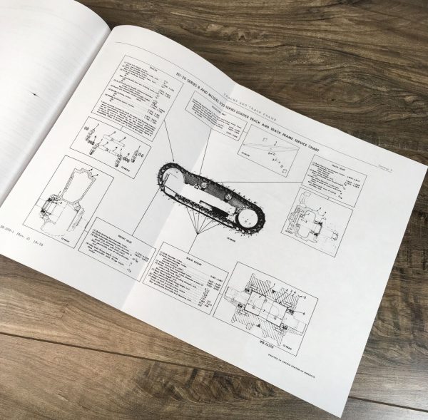 International TD-20B Crawler Tractor Service Manual Set Repair Shop Repair Book - Image 8