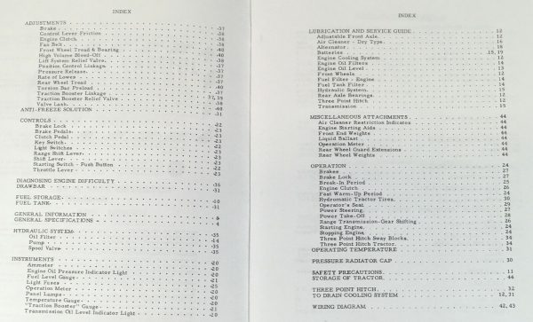 Allis Chalmers D-21 Series Ii Turbocharged Diesel Tractor Parts Operators Manual - Image 2