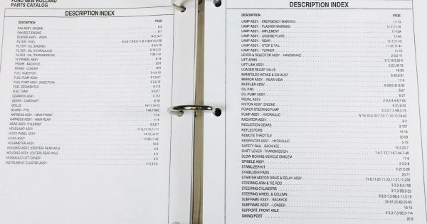 Ford 445A 545A Tractor Loader Backhoes Parts Operators Manual Owners Catalog Set - Image 4