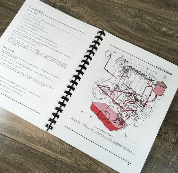 Oliver 1250 Tractor Service Repair Technical Shop Manual W/ Color Schematics - Image 4